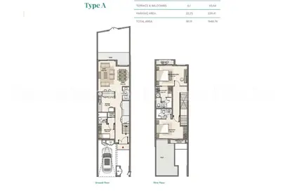 تاون هاوس - 2 غرف نوم - 3 حمامات للبيع في فيلات ماربيلا الثانية - ماربيا - ميناء العرب - راس الخيمة - رأس الخيمة