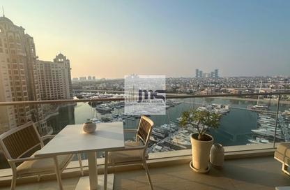 Apartment - 2 Bedrooms - 3 Bathrooms for rent in Ruby - Tiara Residences - Palm Jumeirah - Dubai