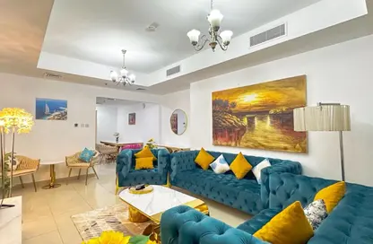Apartment - 2 Bedrooms - 2 Bathrooms for rent in Beach Tower 2 - Al Khan Lagoon - Al Khan - Sharjah