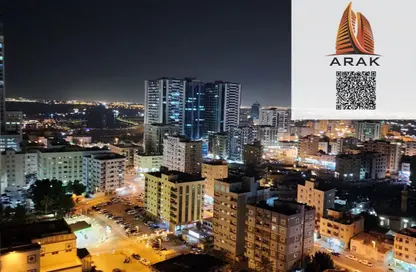 شقة - غرفة نوم - 2 حمامات للايجار في برج الكورنيش - طريق كورنيش عجمان - عجمان