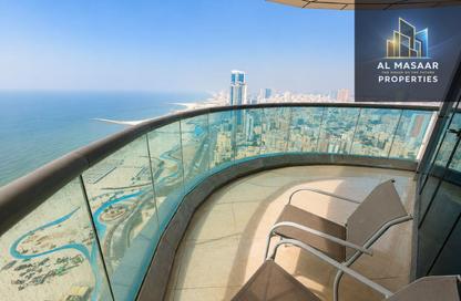 Apartment - 3 Bedrooms - 5 Bathrooms for sale in Corniche Tower - Ajman Corniche Road - Ajman