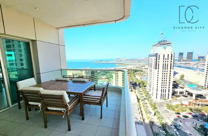 شقة - 2 غرف نوم - 2 حمامات للايجار في رويال أوشيانيك - دبي مارينا - دبي