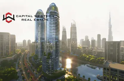 شقة - 1 حمام للبيع في 1 تاج القناة - كانال كراون - الخليج التجاري - دبي