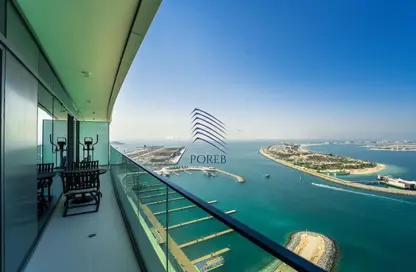 شقة - 2 غرف نوم - 2 حمامات للايجار في برج Beach Vista 1 - بيتش فيستا - إعمار بيتشفرونت - دبي هاربور - دبي