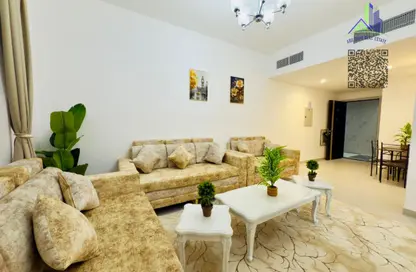 Apartment - 1 Bedroom - 2 Bathrooms for rent in Corniche Tower - Ajman Corniche Road - Ajman
