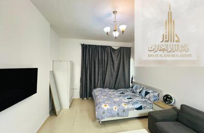 Apartment - Studio - 1 for rent in Orient Tower 1 - Orient Towers - Al Bustan - Ajman