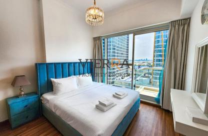 Apartment - 1 - 1 for rent in Mayfair Tower - Business Bay - Dubai