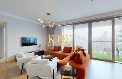 Apartment - 3 Bedrooms - 4 Bathrooms for rent in Boulevard Point - Downtown Dubai - Dubai