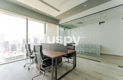 Office Space - Studio - 1 Bathroom for rent in The Prism - Business Bay - Dubai