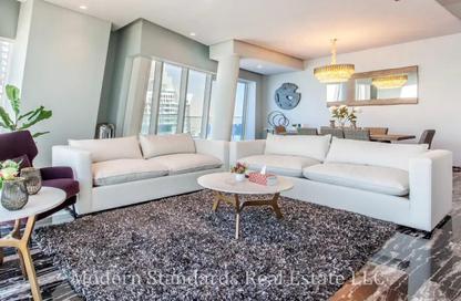Apartment - 4 Bedrooms - 5 Bathrooms for rent in Damac Heights - Dubai Marina - Dubai