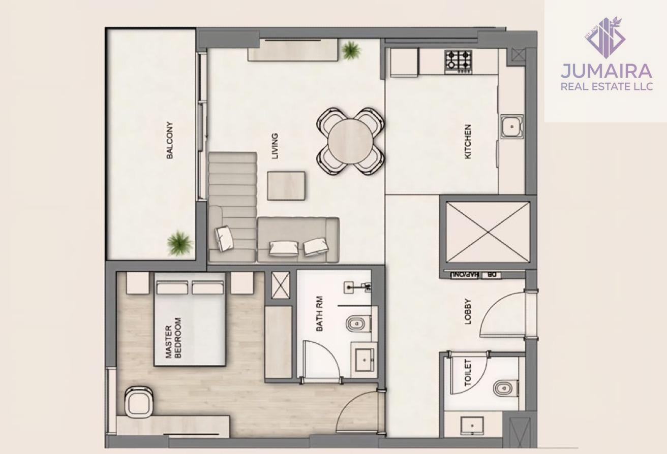 1-Bedroom Apartment for Sale | Greens Al Hamra