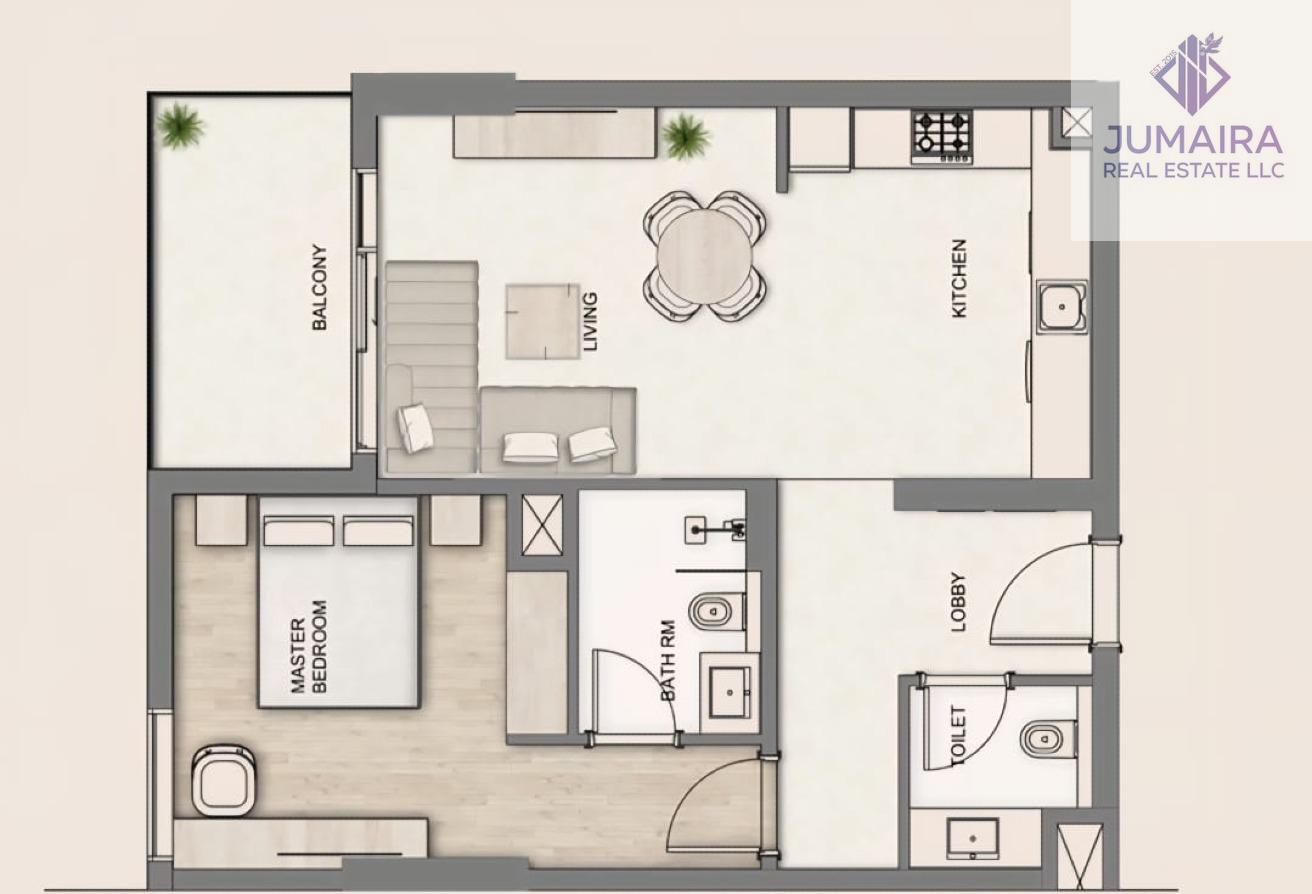 1-Bedroom Apartment for Sale | Greens Al Hamra