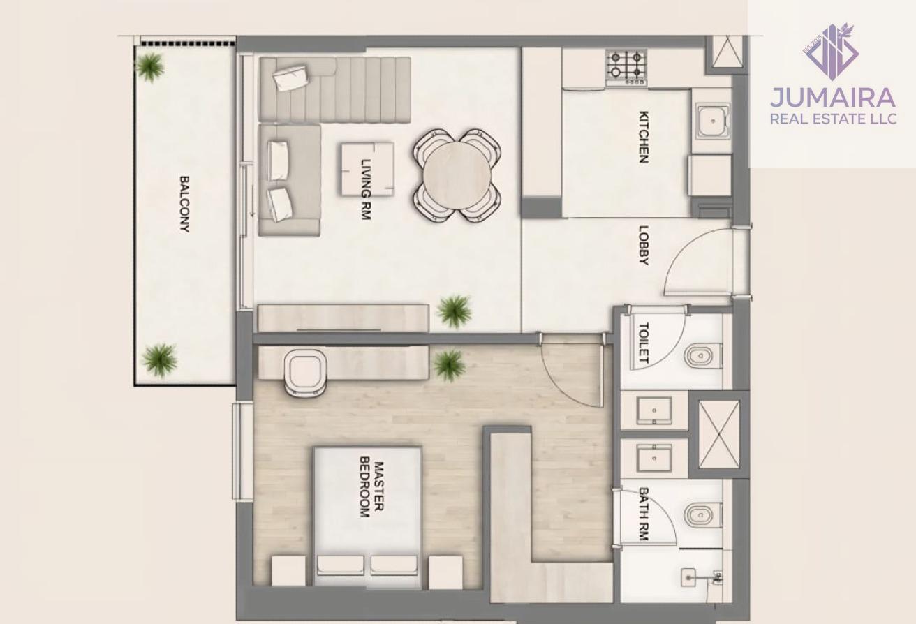 1-Bedroom Apartment for Sale | Greens Al Hamra