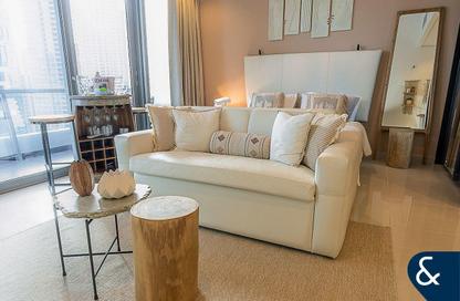 Apartment - Studio - 1 Bathroom for rent in Silverene Tower B - Silverene - Dubai Marina - Dubai