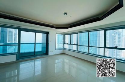 Apartment - 2 Bedrooms - 2 Bathrooms for rent in Corniche Tower - Ajman Corniche Road - Ajman