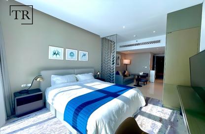 Apartment - Studio - 1 Bathroom for rent in Damac Maison Prive B - Damac Maison Prive - Business Bay - Dubai