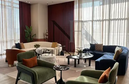 شقة - غرفة نوم - 2 حمامات للايجار في أفيني تريبيوت بورتفوليو ريزيدنسز - الجداف - دبي