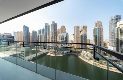 Apartment - 1 - 2 for rent in LIV Waterside - Dubai Marina - Dubai