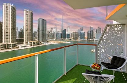Apartment - 2 - 2 for rent in Millennium Binghatti Residences - Business Bay - Dubai