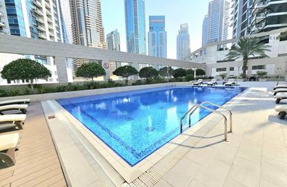 Apartment - Studio - 1 Bathroom for rent in The Royal Oceanic - Dubai Marina - Dubai