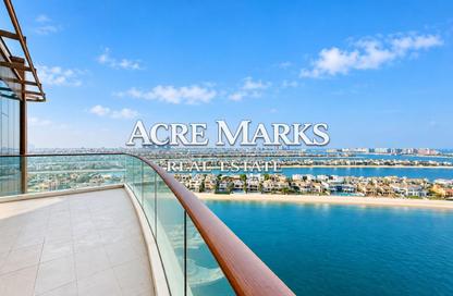 Apartment - 3 - 4 for rent in Diamond - Tiara Residences - Palm Jumeirah - Dubai