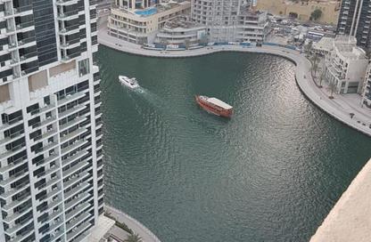 Apartment - 1 - 2 for rent in Time Place Tower - Dubai Marina - Dubai