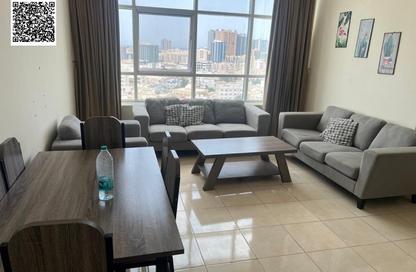 Apartment - 1 Bedroom - 2 Bathrooms for rent in Orient Tower 1 - Orient Towers - Al Bustan - Ajman