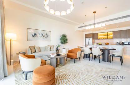 Apartment - 2 Bedrooms - 3 Bathrooms for sale in Grand Bleu Tower 1 - EMAAR Beachfront - Dubai Harbour - Dubai