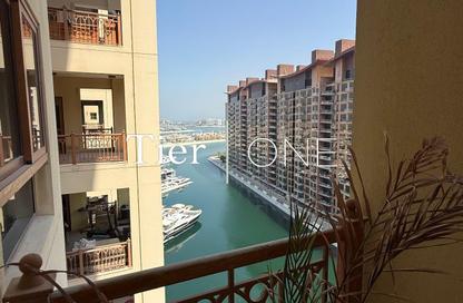 Apartment - 2 - 2 for rent in Marina Residences 6 - Marina Residences - Palm Jumeirah - Dubai