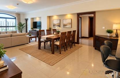 Apartment - 2 - 3 for rent in Golden Mile 4 - Golden Mile - Palm Jumeirah - Dubai