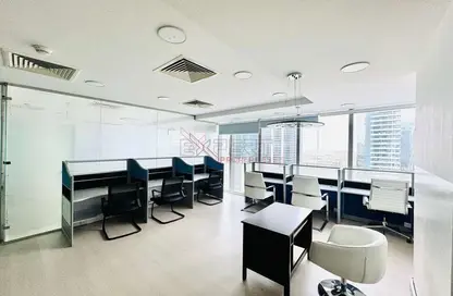 Office Space - Studio - 1 Bathroom for rent in The Prism - Business Bay - Dubai