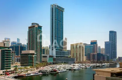 Apartment - 1 Bedroom - 2 Bathrooms for rent in Marina Quays West - Marina Quays - Dubai Marina - Dubai