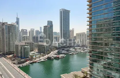Apartment - 1 Bedroom - 2 Bathrooms for rent in Marina Quays West - Marina Quays - Dubai Marina - Dubai