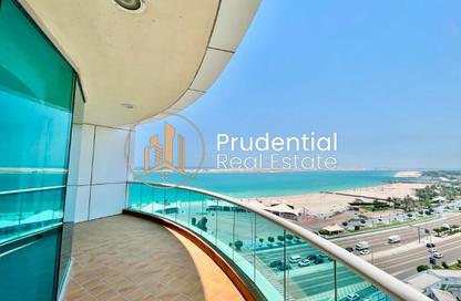 Duplex - 4 Bedrooms - 6 Bathrooms for rent in Bel Ghailam Tower - Corniche Road - Abu Dhabi