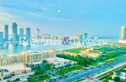 شقة - 3 غرف نوم - 5 حمامات للايجار في برج السيف 1 - دبي مارينا - دبي