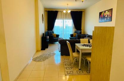 Apartment - 1 Bedroom - 2 Bathrooms for rent in Orient Tower 1 - Orient Towers - Al Bustan - Ajman