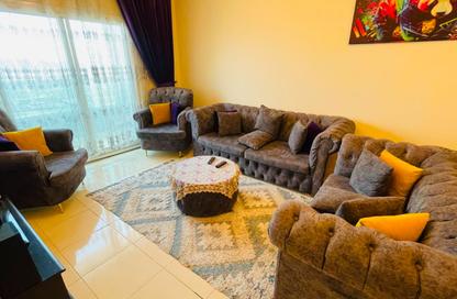 Apartment - 1 Bedroom - 2 Bathrooms for rent in Orient Tower 1 - Orient Towers - Al Bustan - Ajman