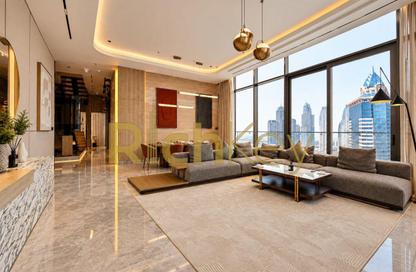 Penthouse - 3 - 4 for rent in One of One Luxury Residences - Business Bay - Dubai