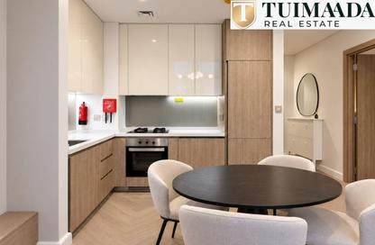 Apartment - 1 - 1 for rent in Peninsula Two - Peninsula - Business Bay - Dubai