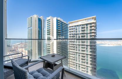 شقة - غرفة نوم - 1 حمام للايجار في برج Marina Vista 2 - مارينا فيستا - إعمار بيتشفرونت - دبي هاربور - دبي