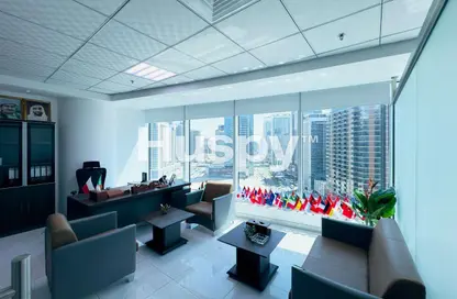 Office Space - Studio - 1 Bathroom for rent in The Prime Tower - Business Bay - Dubai