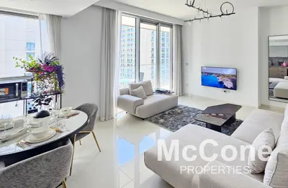 Apartment - 1 Bedroom - 1 Bathroom for rent in Beach Isle Tower 1 - Beach Isle - Emaar Beachfront - Dubai Harbour - Dubai