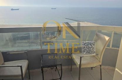 Apartment - 1 Bedroom - 2 Bathrooms for rent in Ajman Corniche Residences - Ajman Corniche Road - Ajman