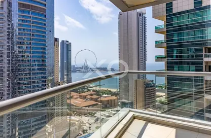 Apartment - 2 Bedrooms - 2 Bathrooms for rent in Skyview Tower - Dubai Marina - Dubai