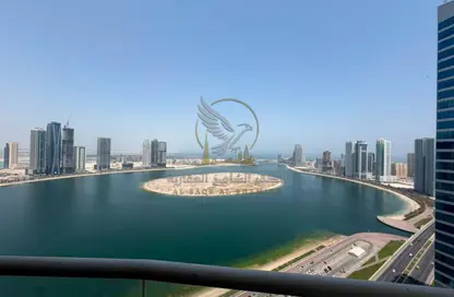 Apartment - 2 Bedrooms - 4 Bathrooms for rent in Asas Tower - Al Khan Lagoon - Al Khan - Sharjah