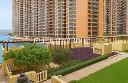 Apartment - 2 Bedrooms - 4 Bathrooms for rent in Marina Residences 6 - Marina Residences - Palm Jumeirah - Dubai