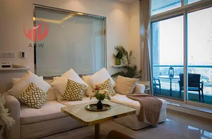 Apartment - 1 Bedroom - 2 Bathrooms for rent in Botanica Tower - Dubai Marina - Dubai