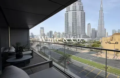 شقة - غرفة نوم - 2 حمامات للايجار في بوليفارد بوينت - وسط مدينة دبي - دبي