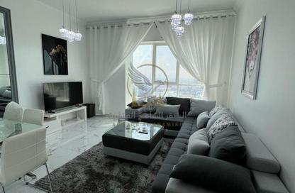 Apartment - 1 Bedroom - 2 Bathrooms for rent in Oasis Tower - Al Rashidiya 1 - Al Rashidiya - Ajman
