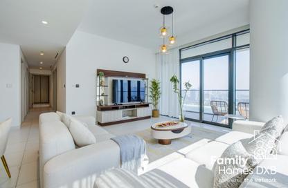 Apartment - 3 Bedrooms - 4 Bathrooms for rent in Marina Vista Tower 2 - Marina Vista - EMAAR Beachfront - Dubai Harbour - Dubai